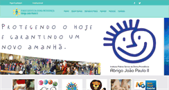Desktop Screenshot of abrigojoaopauloii.org.br